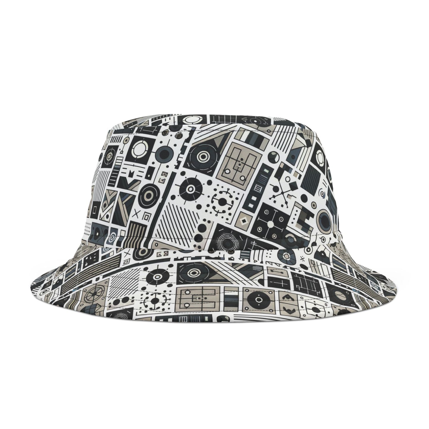 Digital Minimalism Minimalist Tech Bucket Hat - 8404 Design-45