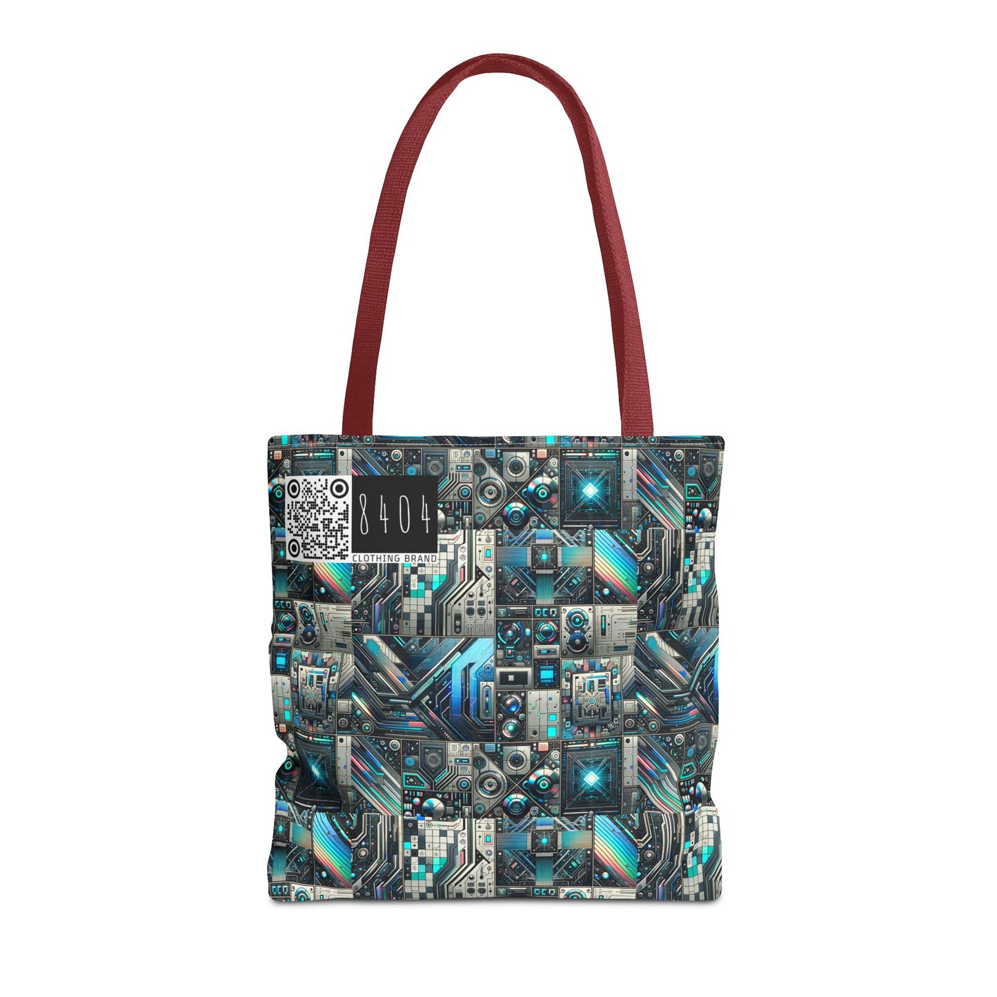 Tech-Infused Futurism Sleek Tech Edge Tote Bag - 8404 Design-48
