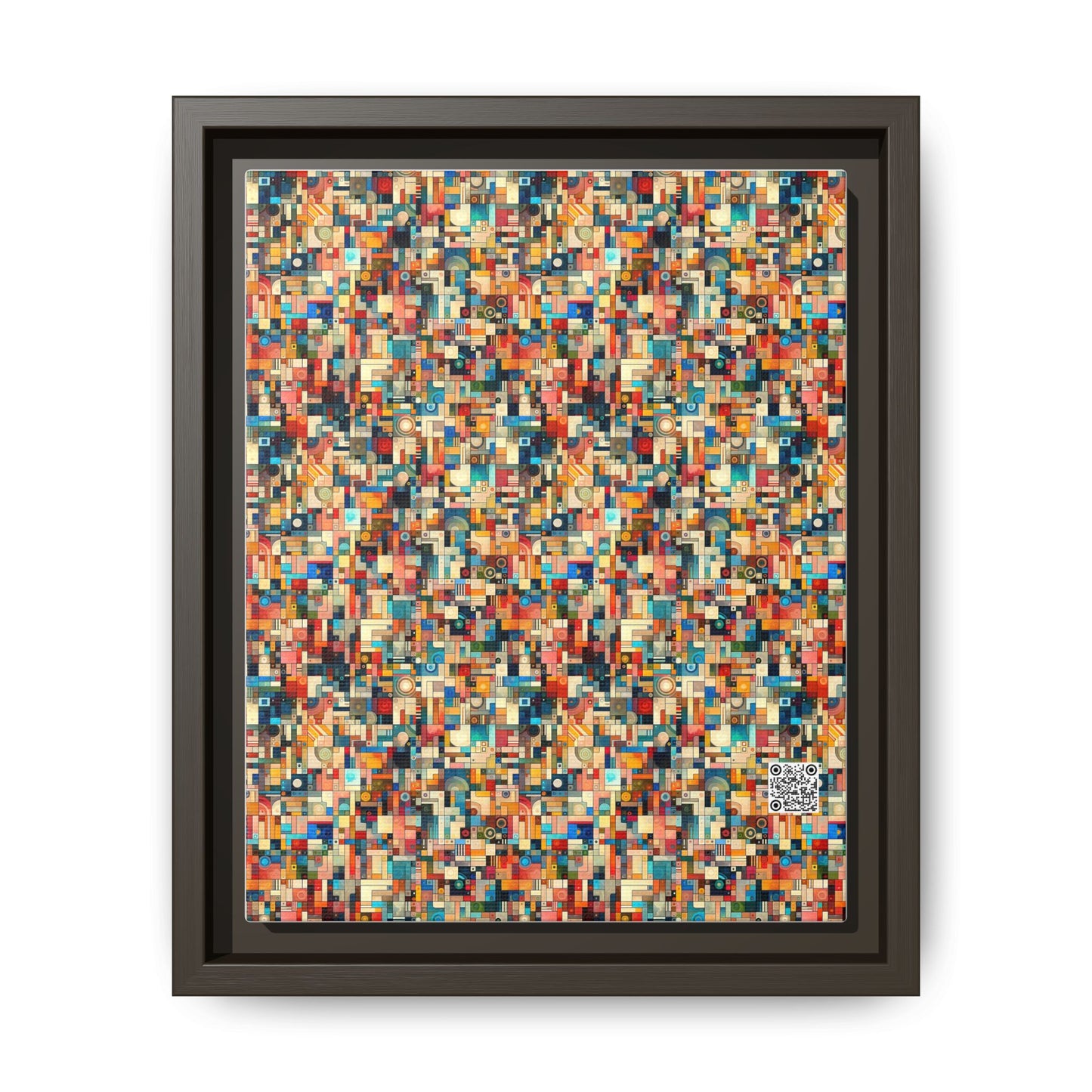 Digital Artistic Expression Artistic Streetwear Matte Canvas, Framed (multi-Color) - 8404 Design-46 B