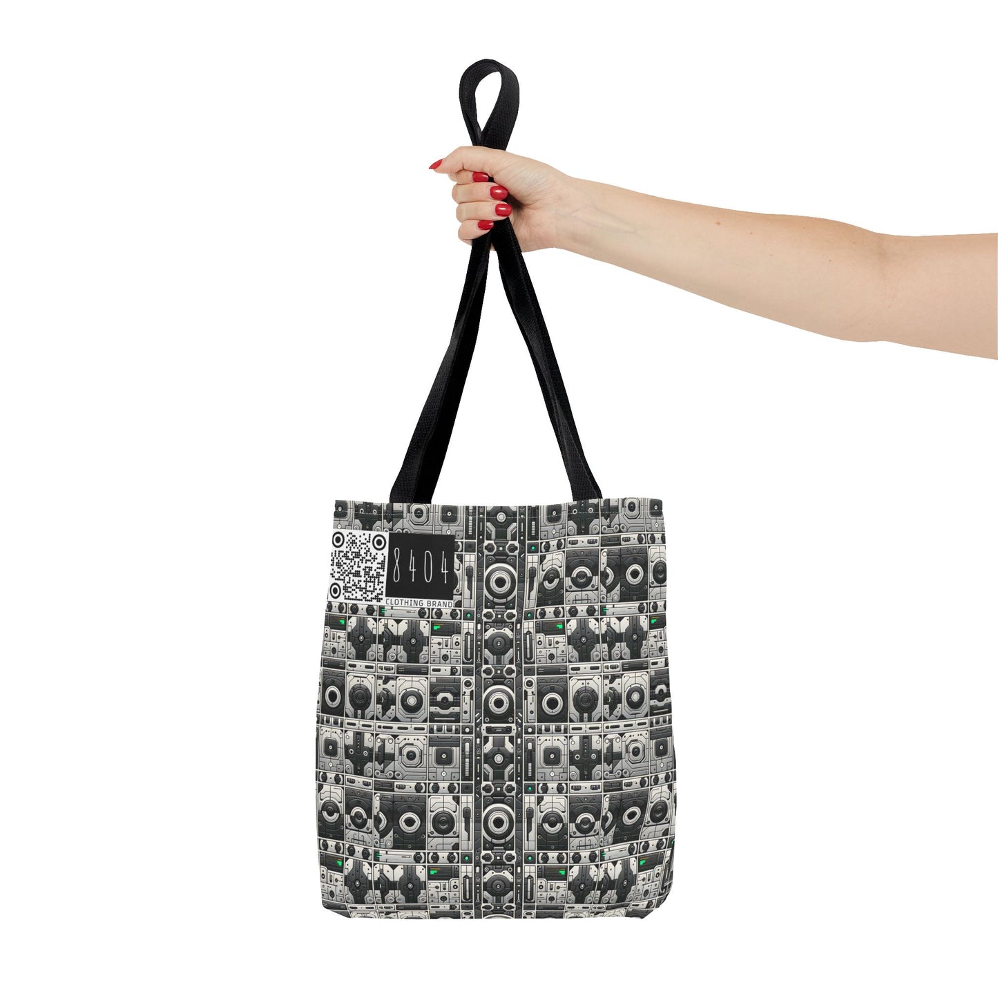 Tech Utility Aesthetics Tech-Forward Minimalism Tote Bag - 8404 Design-60