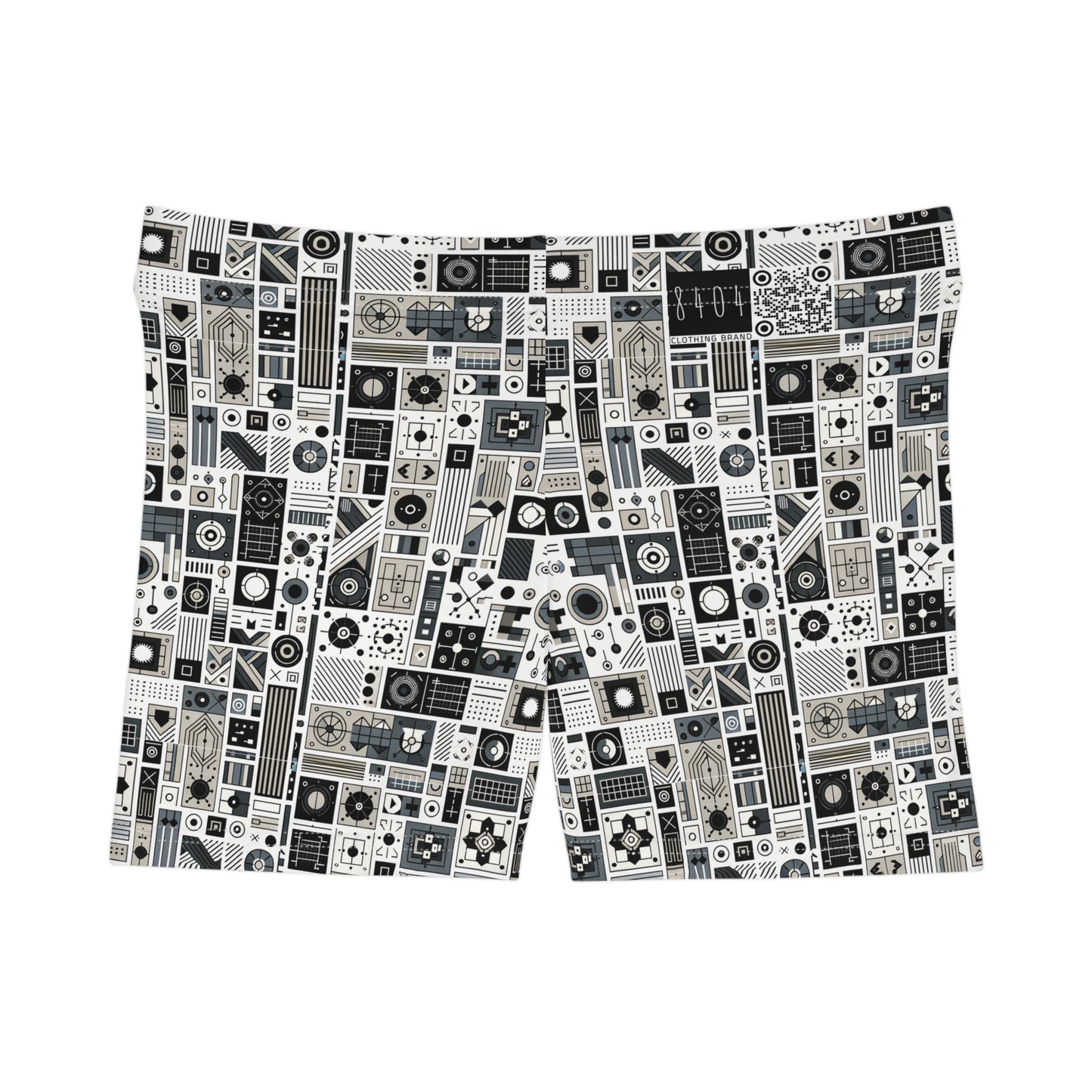 Digital Minimalism Minimalist Tech Women's Shorts - 8404 Design-45