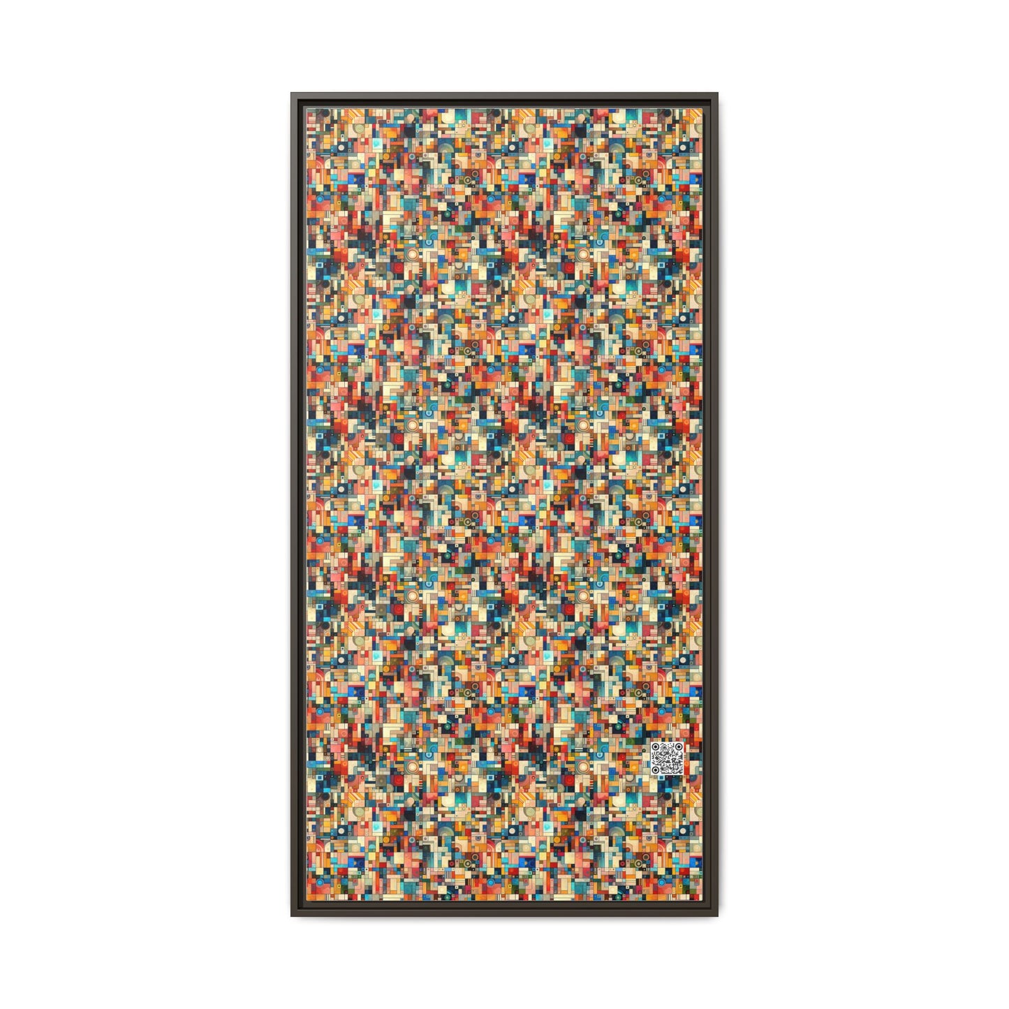 Digital Artistic Expression Artistic Streetwear Matte Canvas, Framed (multi-Color) - 8404 Design-46 B
