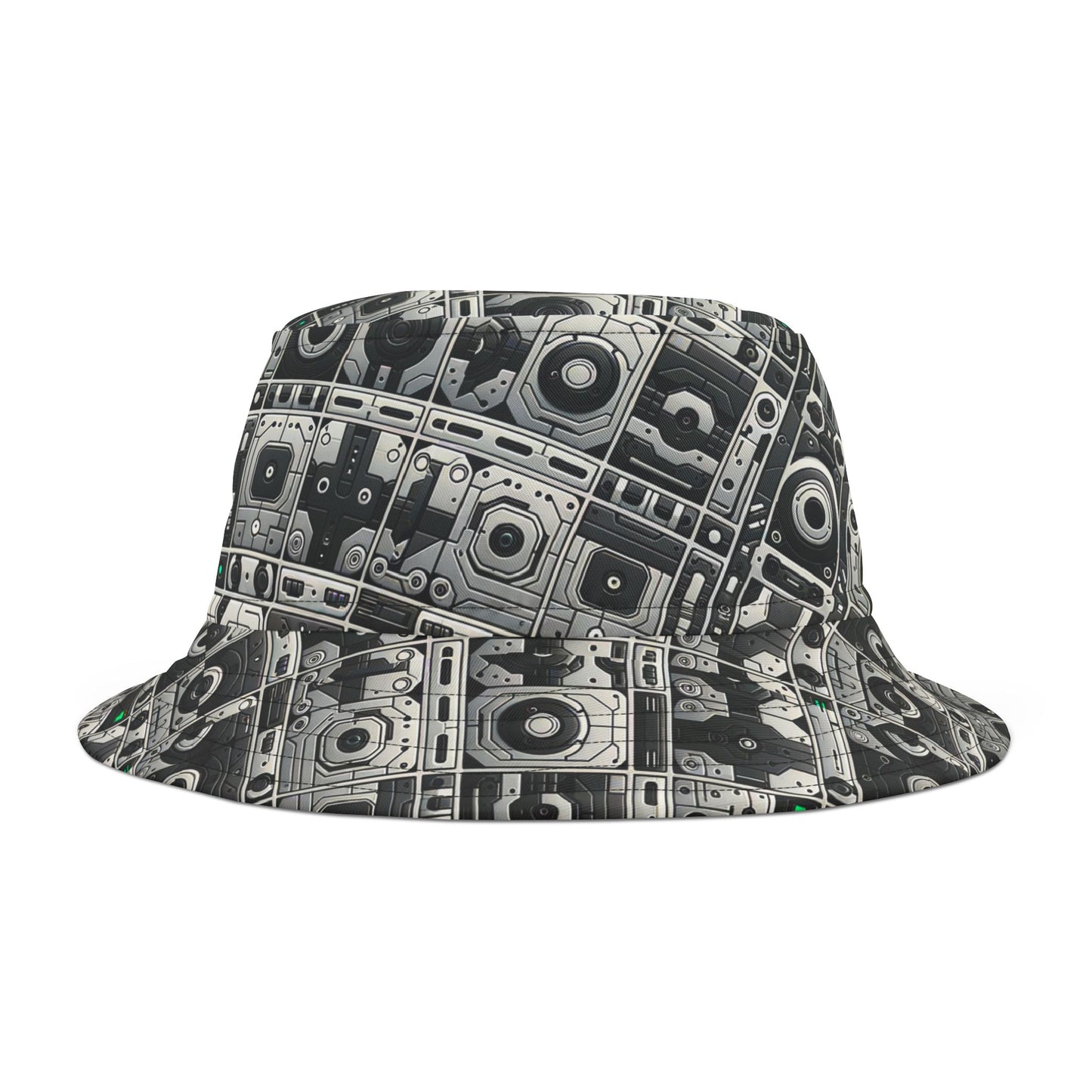 Tech Utility Aesthetics Tech-Forward Minimalism Bucket Hat - 8404 Design-60