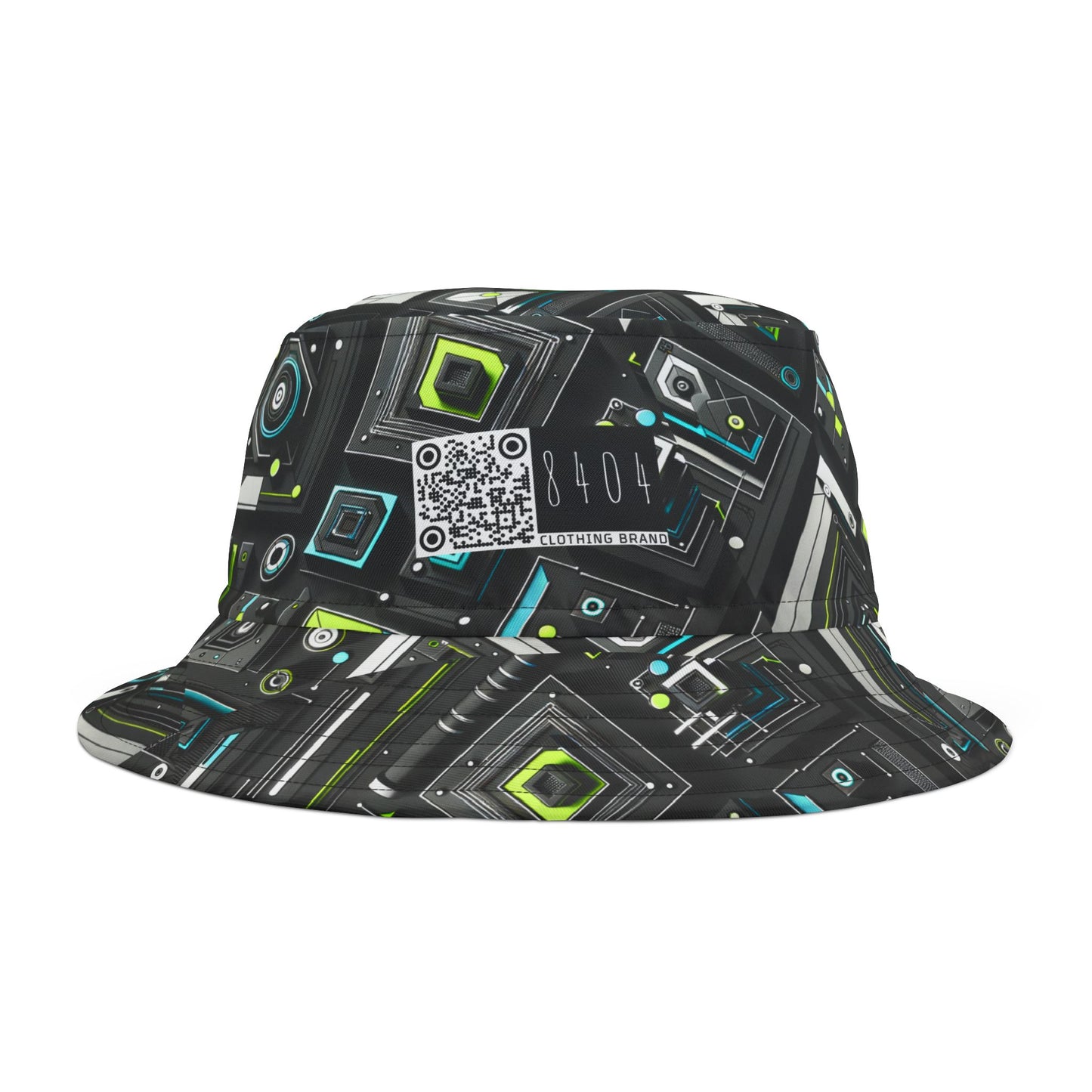 Tech-Infused Activewear Modern Tech Minimalism Bucket Hat - 8404 Design-49