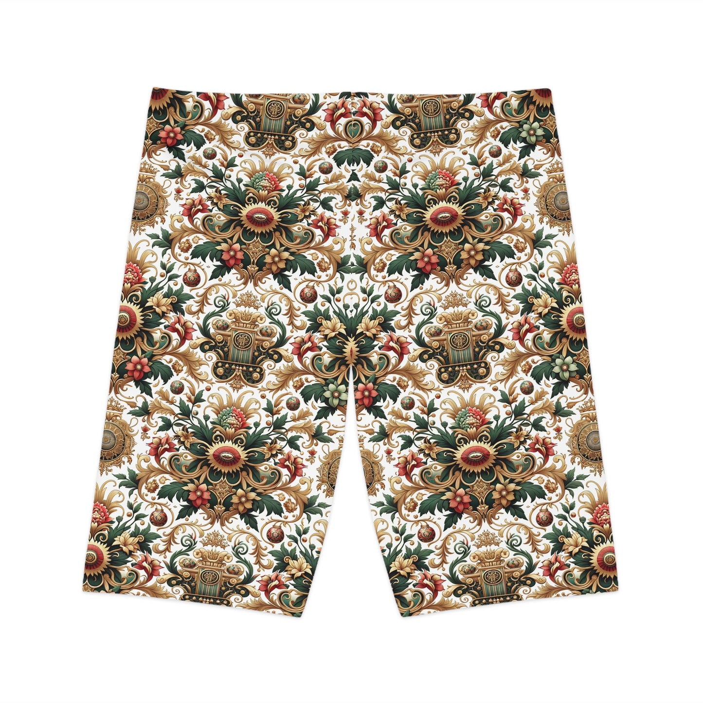 Monogram Madness Luxurious Streetwear Women's Bike Shorts - 8404 Design-68