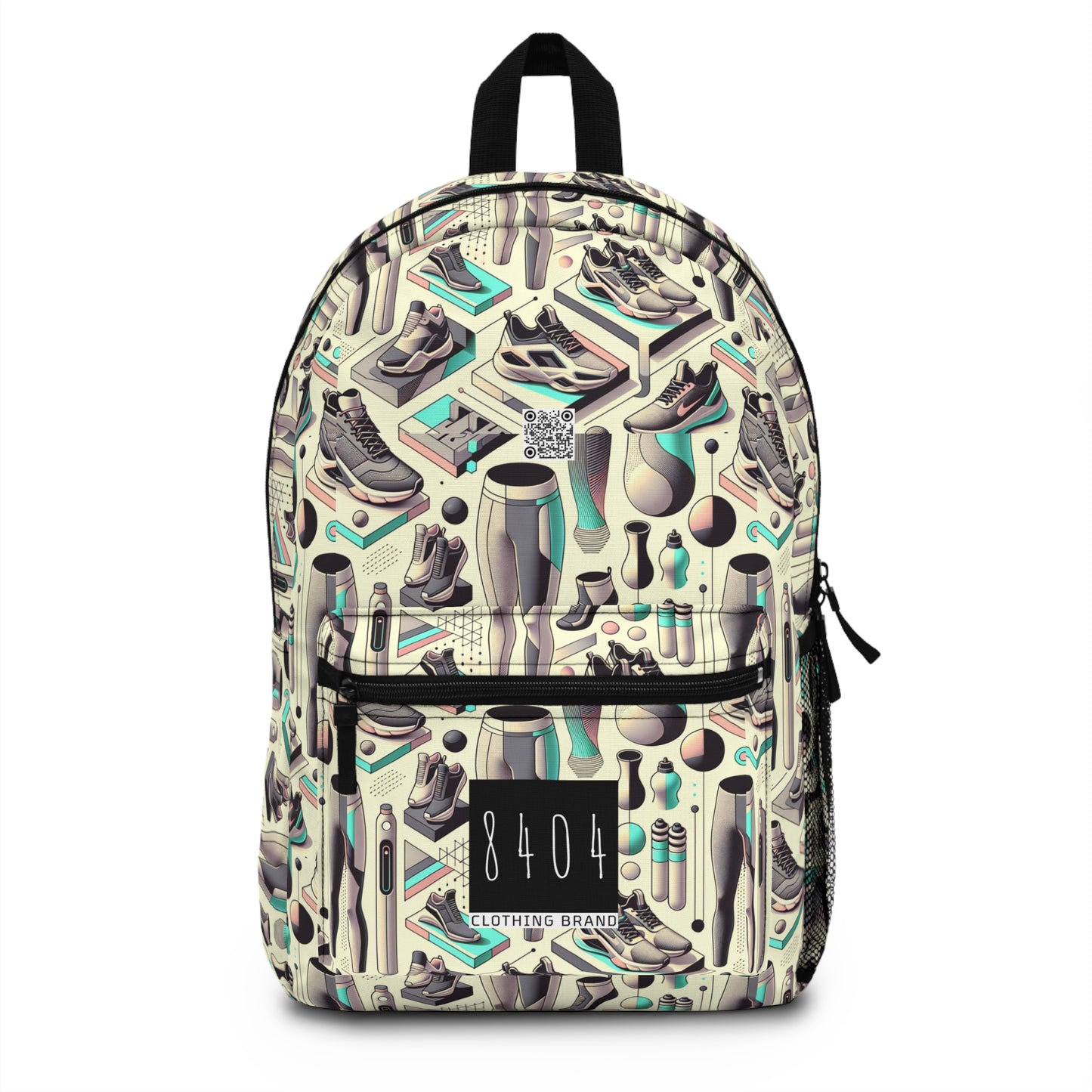 Tech-Infused Athleisure Futuristic Athletic Tech Backpack - 8404 Design-44