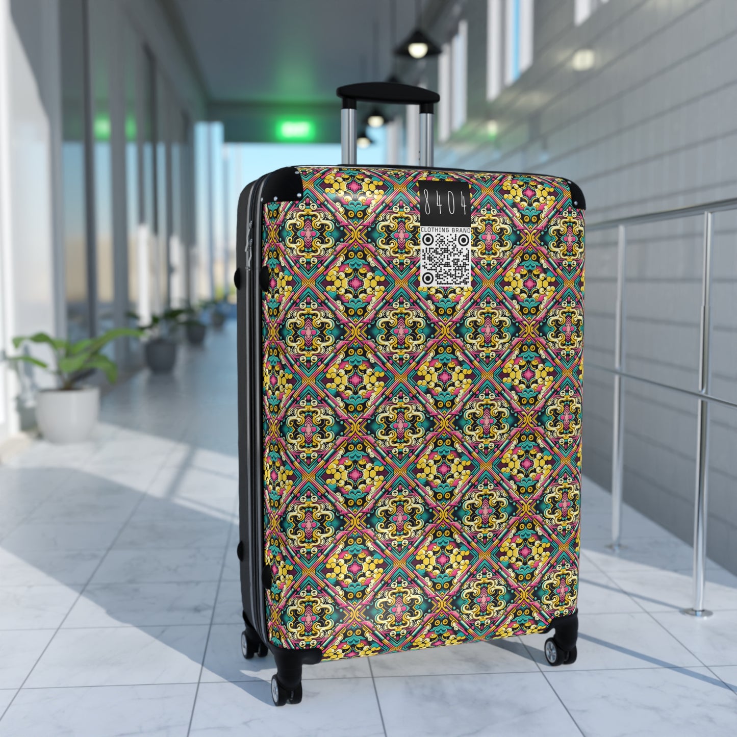 Neon Pop Art Revival Pop Culture Retro Suitcase - 8404 Design-59