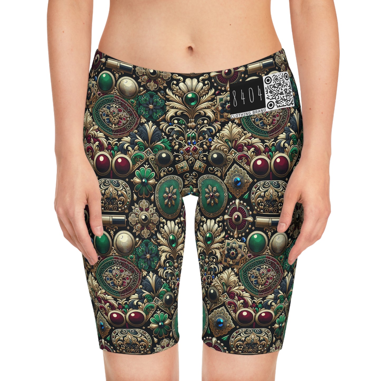 Neo-Dandyism Modern Dandy Streetwear Women's Bike Shorts - 8404 Design-54