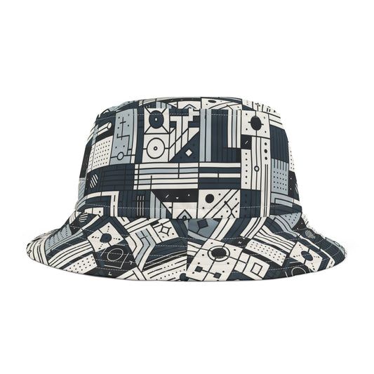 Digital Minimalism Minimalist Tech Bucket Hat - 8404 Design-49