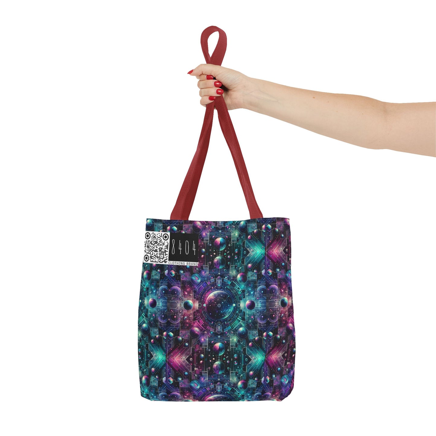 Galactic Hues Tech-Forward Cosmic Fusion Tote Bag - 8404 Design-59
