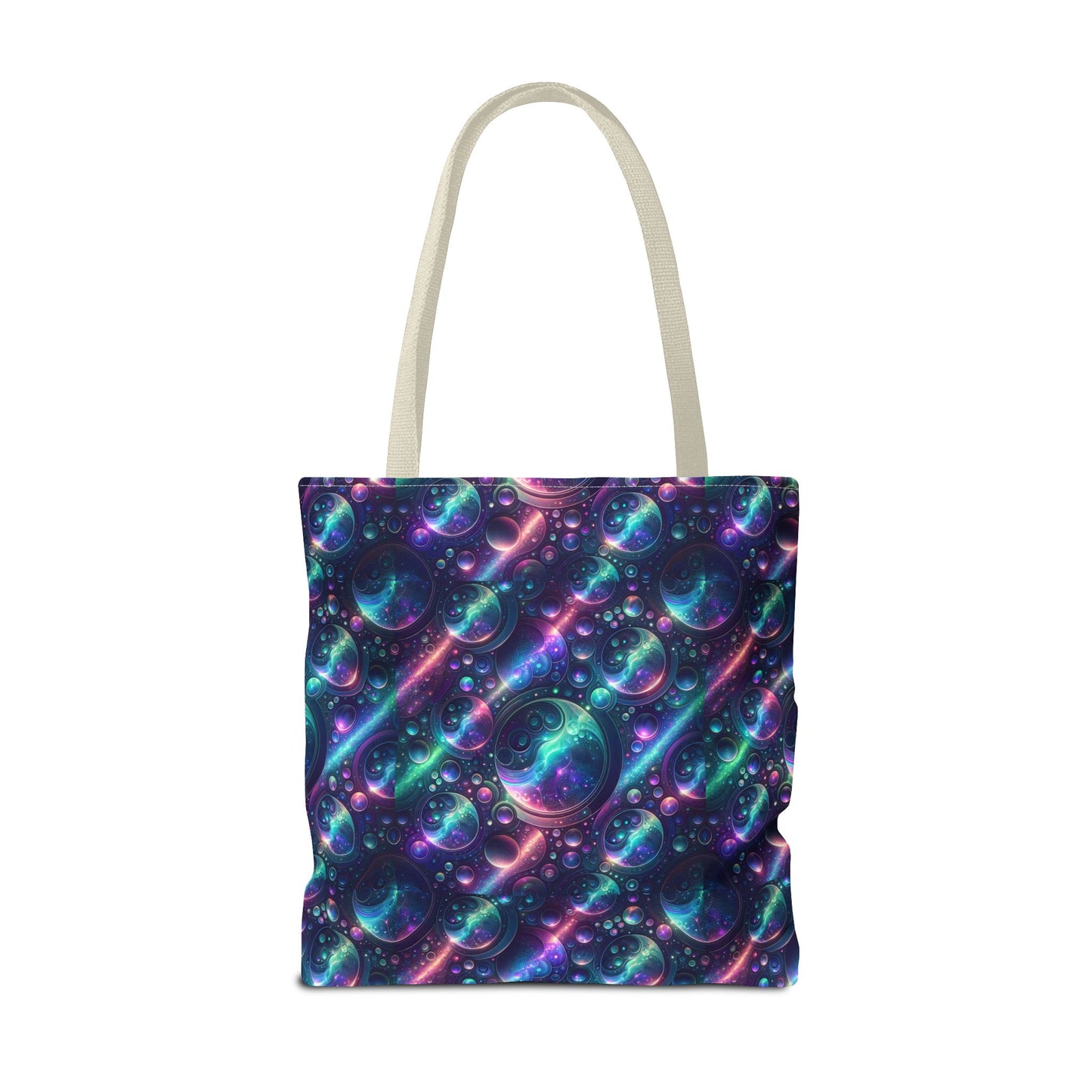 Iridescent Tech Fusion Tech-Forward Streetwear Tote Bag - 8404 Design-51