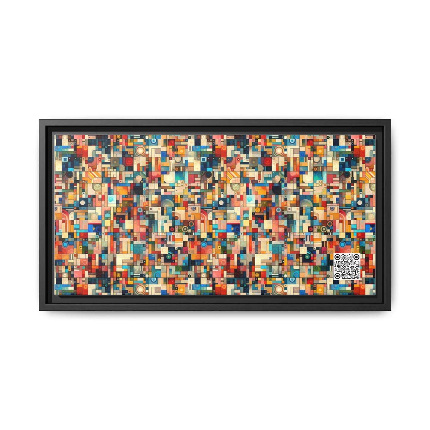 Digital Artistic Expression Artistic Streetwear Matte Canvas, Framed (multi-Color) - 8404 Design-46 B