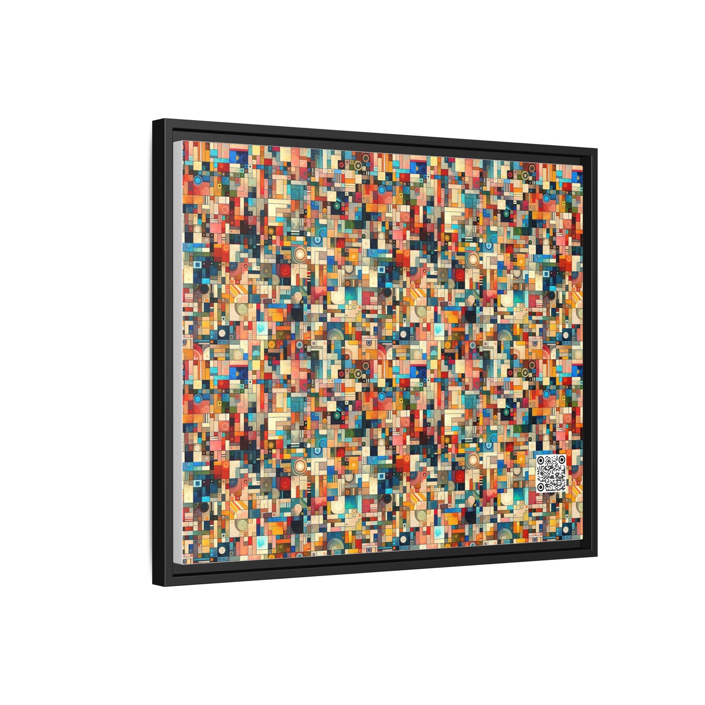 Digital Artistic Expression Artistic Streetwear Matte Canvas, Framed (multi-Color) - 8404 Design-46 B
