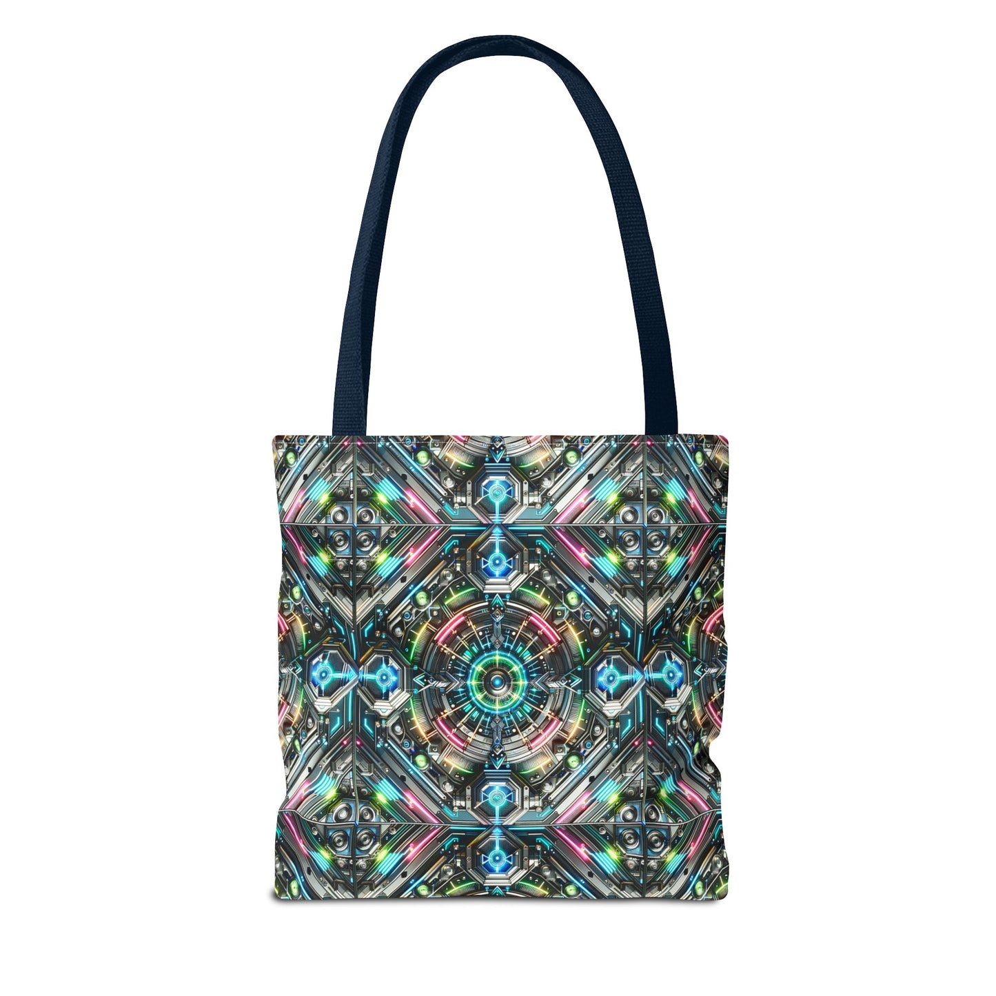 Tech-Infused Futurism Futuristic Tech Tote Bag - 8404 Design-53