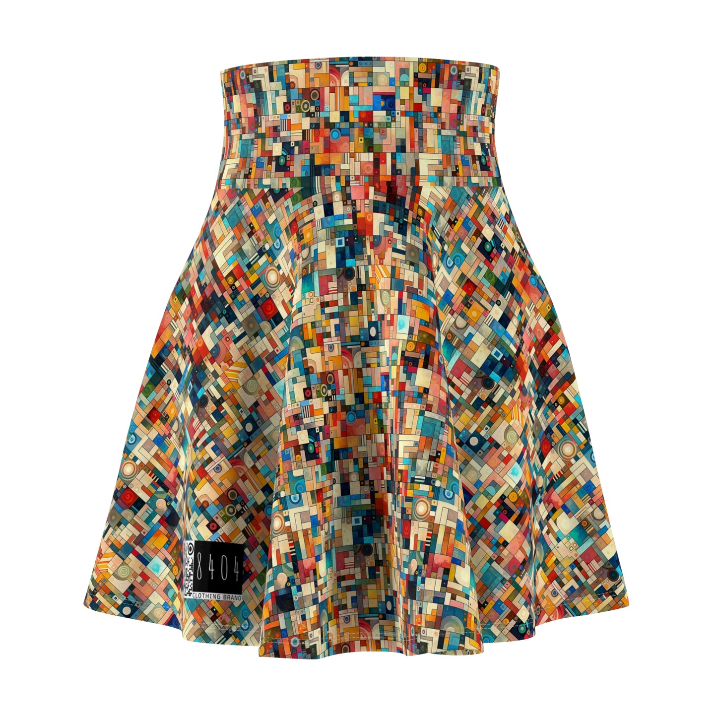Digital Artistic Expression Artistic Streetwear Women's Skater Skirt - 8404 Design-46