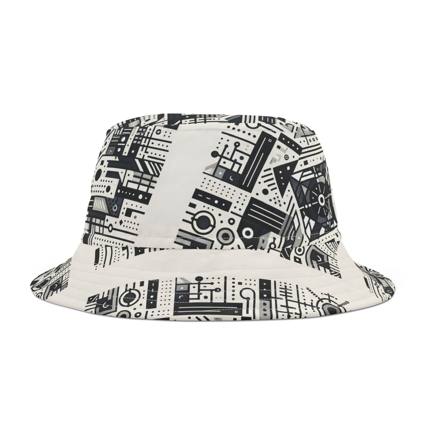 Digital Minimalism Minimalist Tech Bucket Hat - 8404 Design-47
