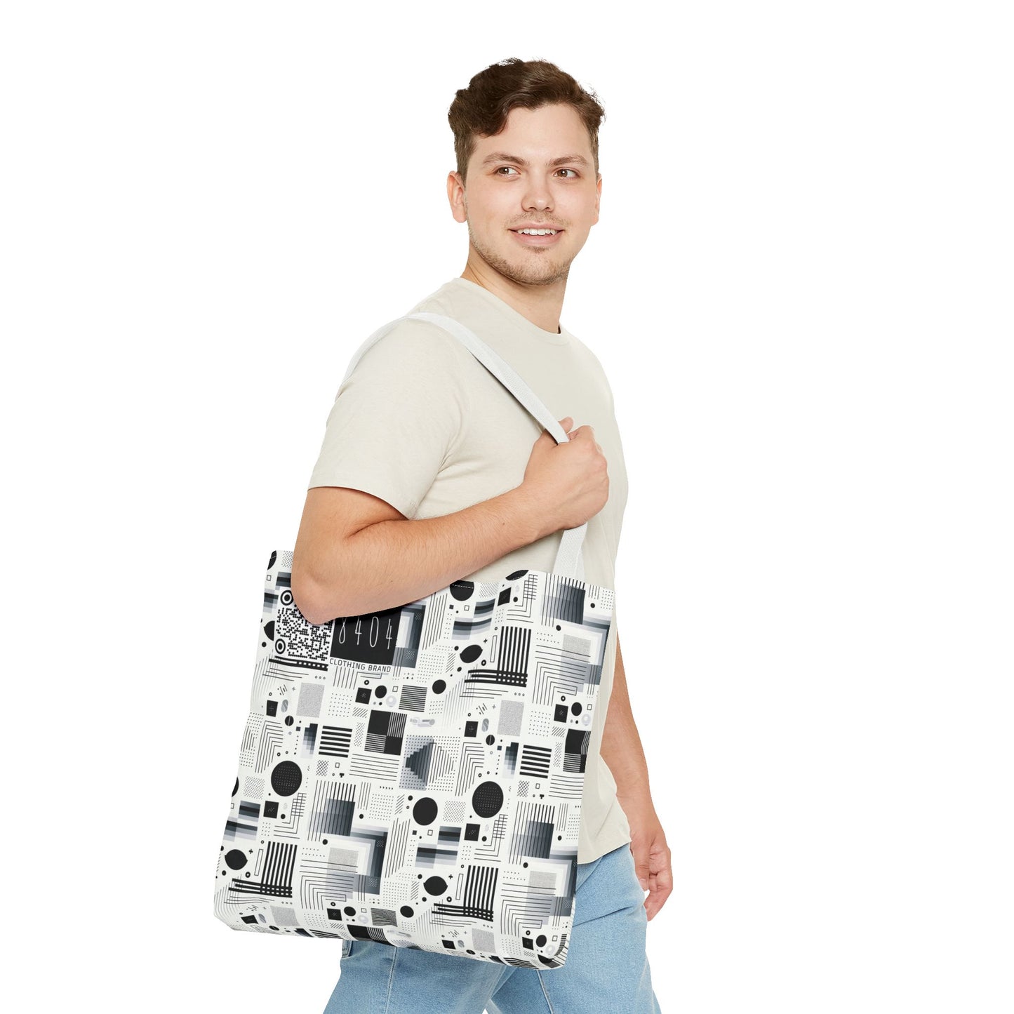 Digital Minimalism Minimalist Tech Tote Bag - 8404 Design-60