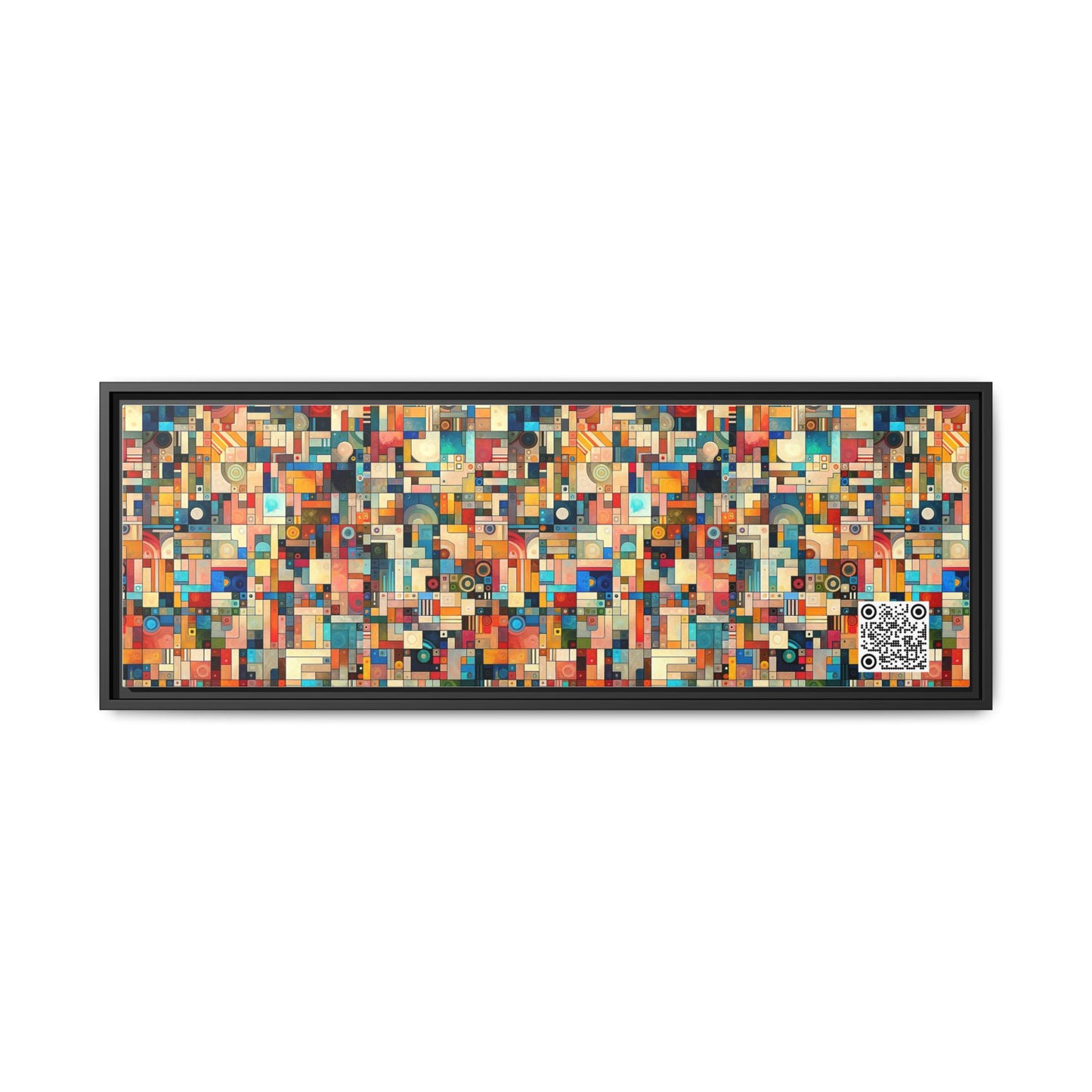 Digital Artistic Expression Artistic Streetwear Matte Canvas, Framed (multi-Color) - 8404 Design-46 B