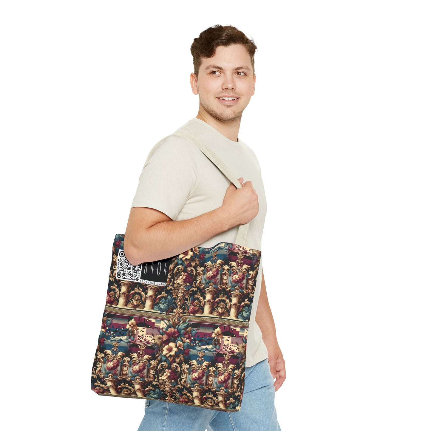 Digital Renaissance Modern Baroque Fusion Tote Bag - 8404 Design-58