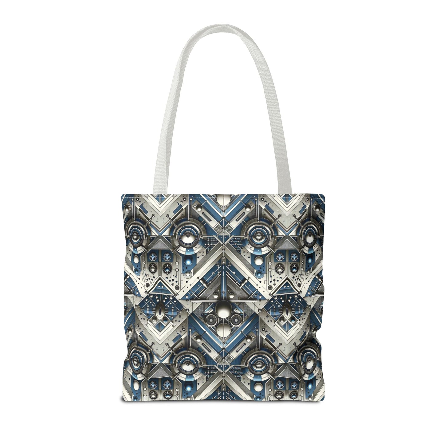Tech Utility Fusion Tech-Forward Utility With a Futuristic Edge Tote Bag - 8404 Design-63