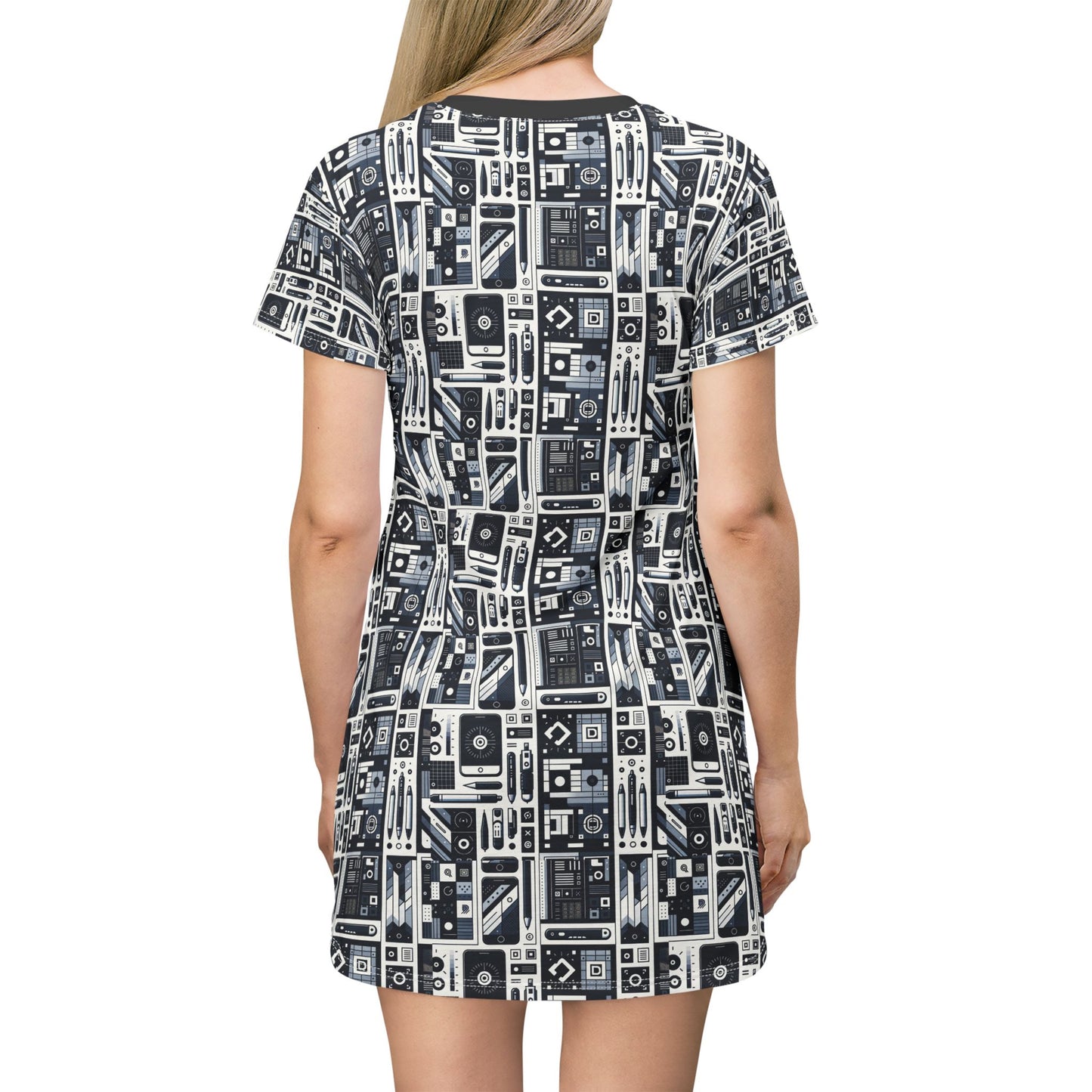 Minimalist Athleisure Minimalist Tech T-Shirt Dress - 8404 Design-60