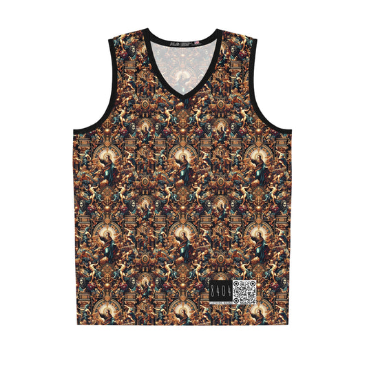 Digital Renaissance Luxurious Streetwear Inspired By Classical Art With a Modern Twist Basketball Jersey - 8404 Design-64
