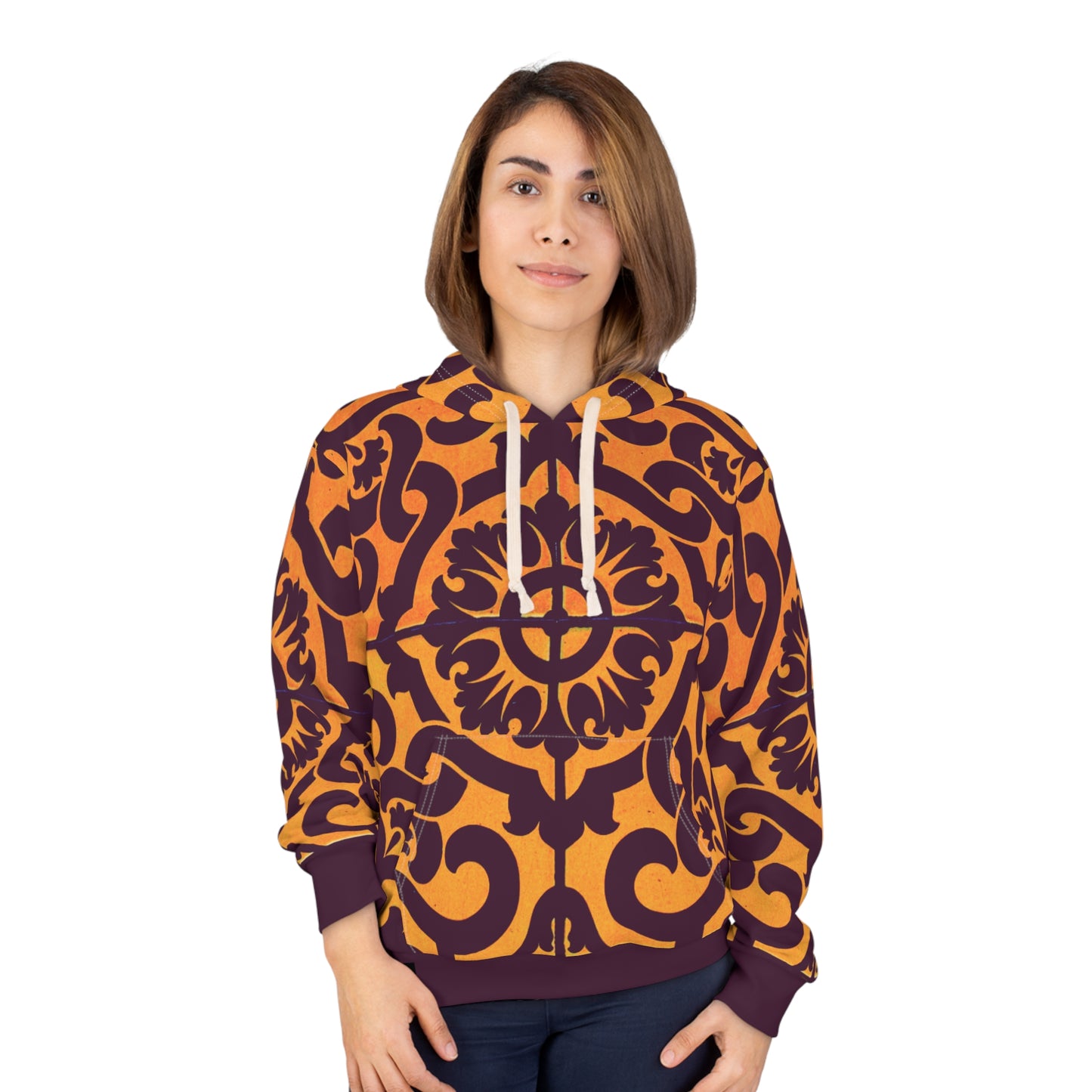 8404 Unisex Adult "roman in Bordeaux" Fashion Pullover Hoodie