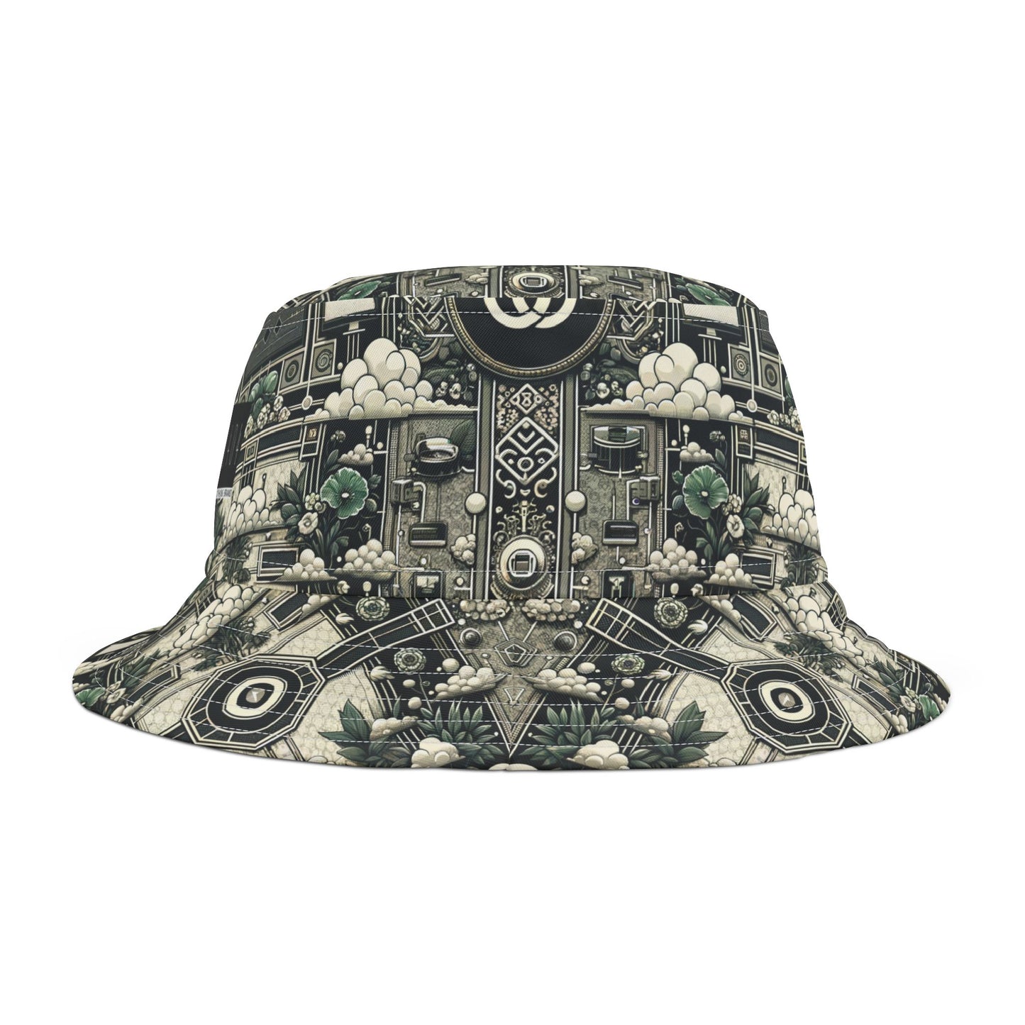 Cyber Garden Party Tech Garden Extravaganza Bucket Hat - 8404 Design-54