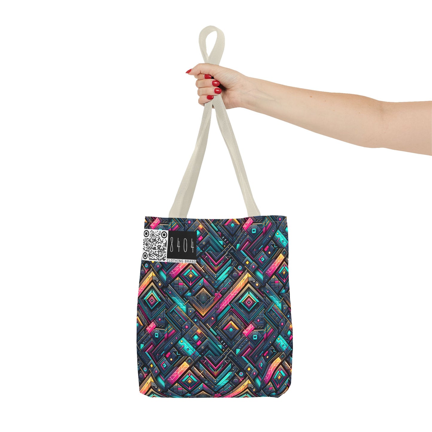 Tech-Inspired Graphics Cyberpunk Cool Tote Bag - 8404 Design-67