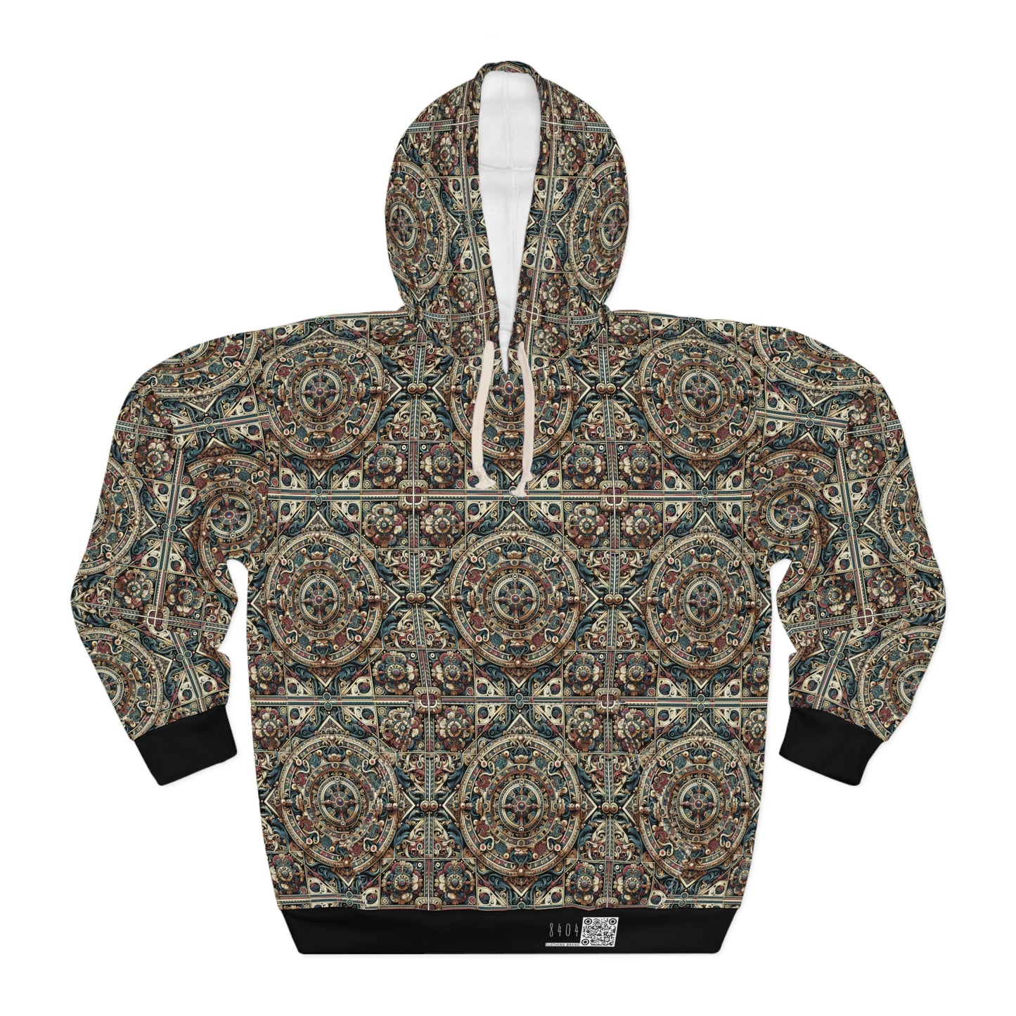 Urban Renaissance Historical Fusion With Street Edge Pullover Hoodie - 8404 Design-57