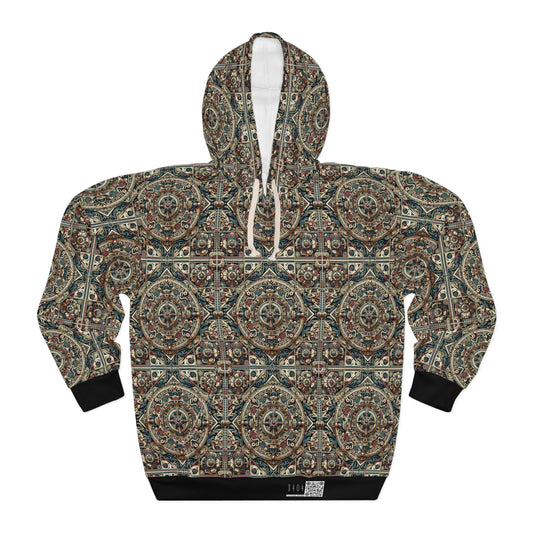 Urban Renaissance Historical Fusion With Street Edge Pullover Hoodie - 8404 Design-57