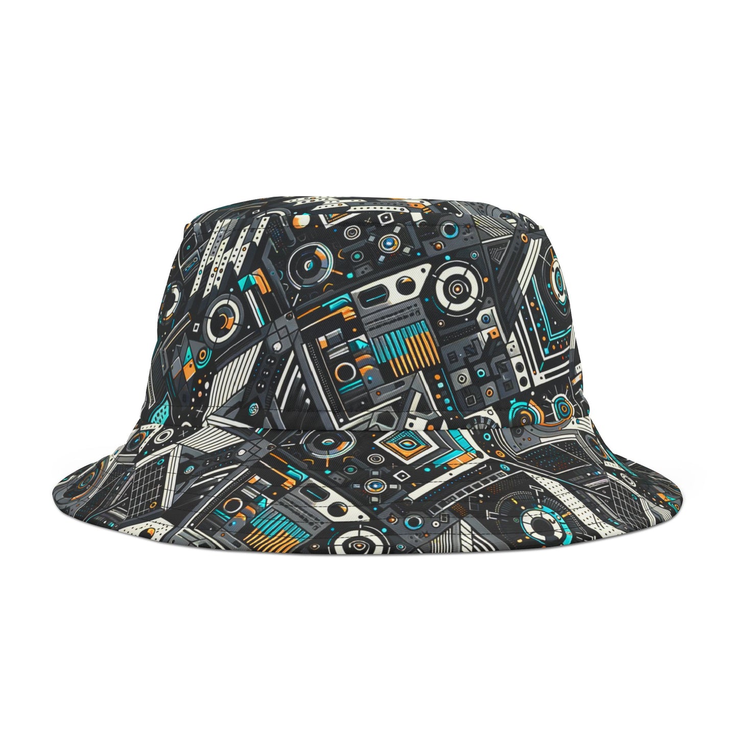Tech-Forward Athleisure Sleek Tech Aesthetic Bucket Hat - 8404 Design-56