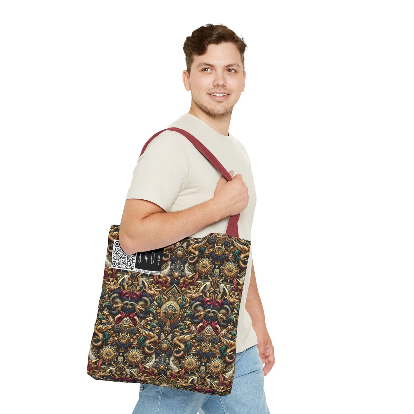 Digital Renaissance Luxurious Streetwear Inspired By Classical Art With a Modern Twist Tote Bag - 8404 Design-76