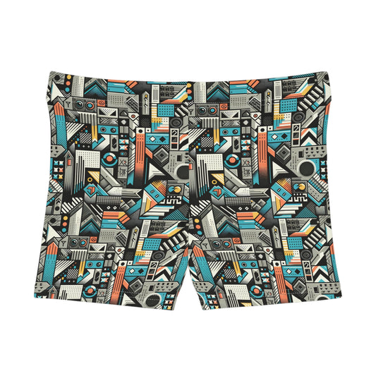 Digital Street Art Urban Street Style Women's Shorts - 8404 Design-81