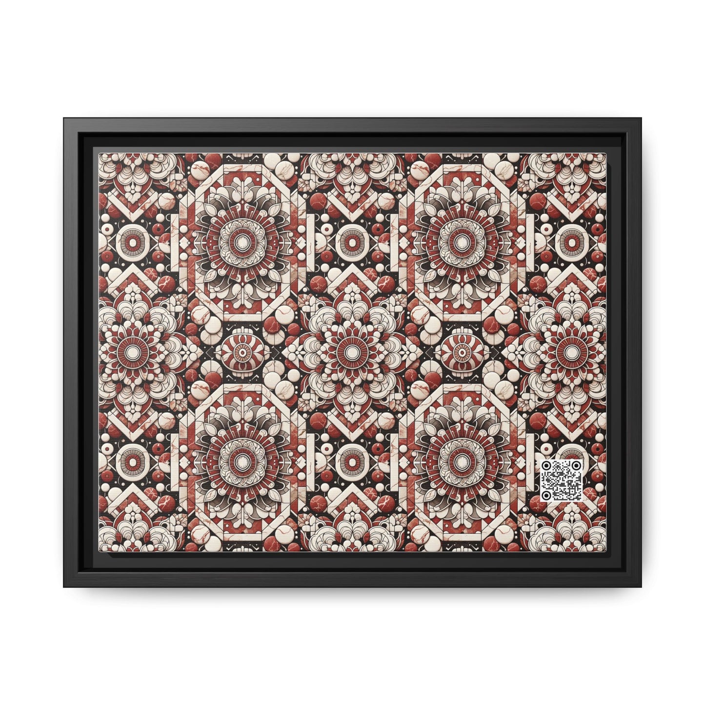 Neo Jomon Sculptural Aesthetics Artisanal Streetwear Matte Canvas, Framed (multi-Color) - 8404 Design-55 A