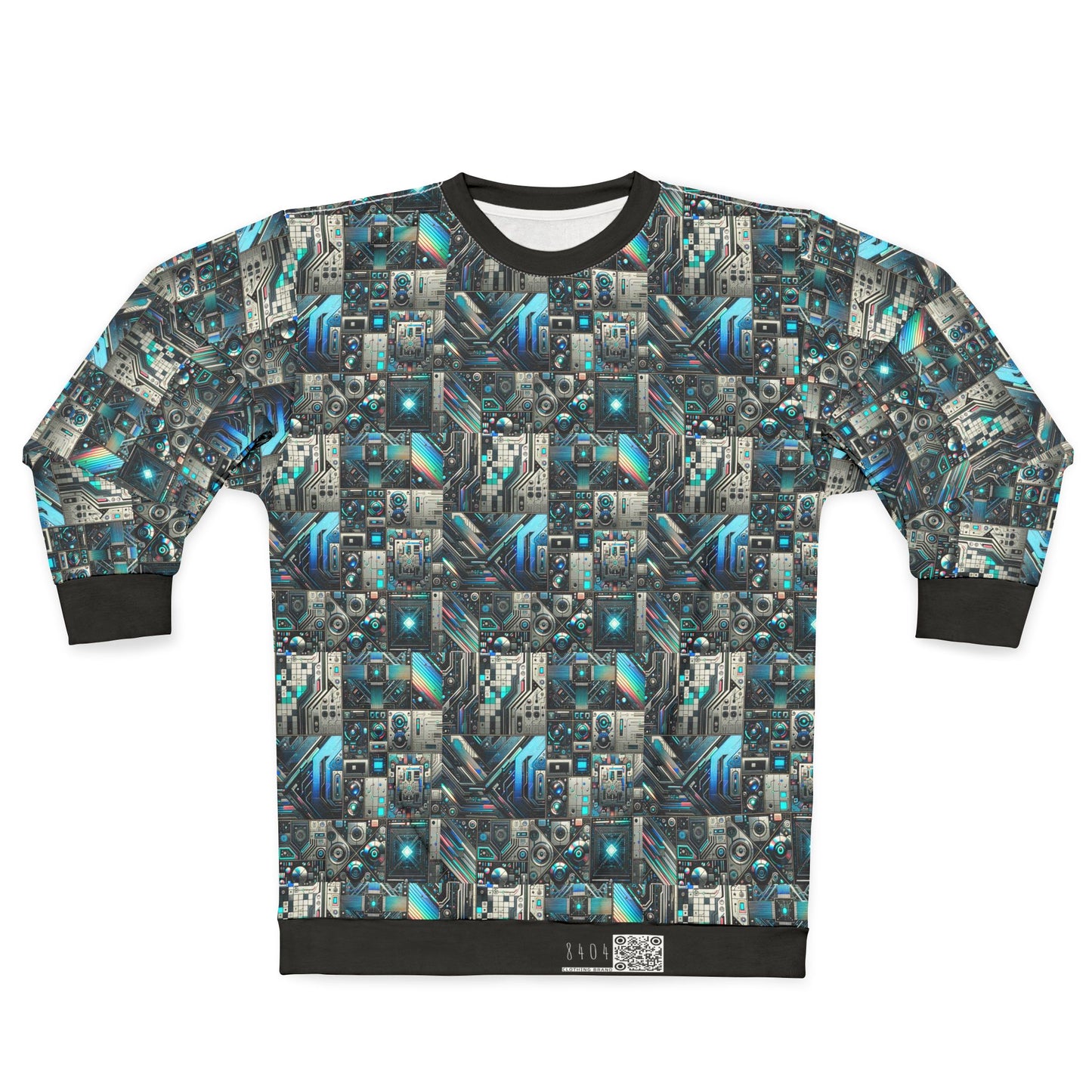 Tech-Infused Futurism Sleek Tech Edge Sweatshirt - 8404 Design-48