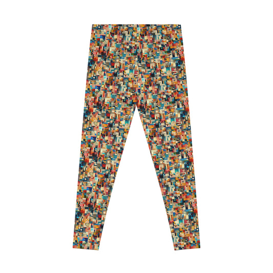 Digital Artistic Expression Artistic Streetwear Stretch Leggings - 8404 Design-46
