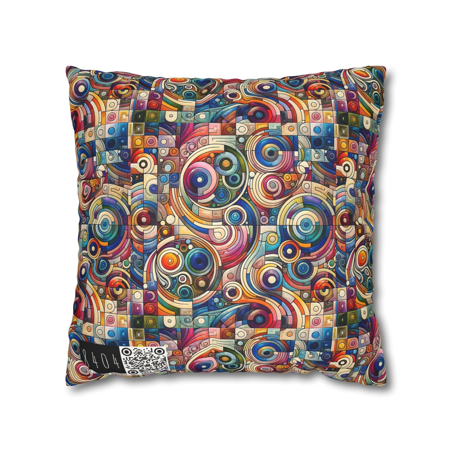 Digital Artistic Expression Artistic Streetwear Faux Suede Square Pillowcase - 8404 Design-49