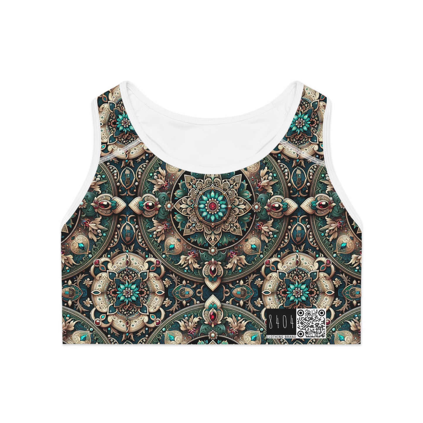 Neo-Dandyism Modern Dandy Streetwear Sports Bra - 8404 Design-56