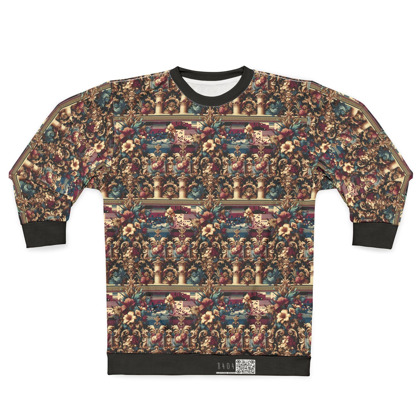 Digital Renaissance Modern Baroque Fusion Sweatshirt - 8404 Design-58