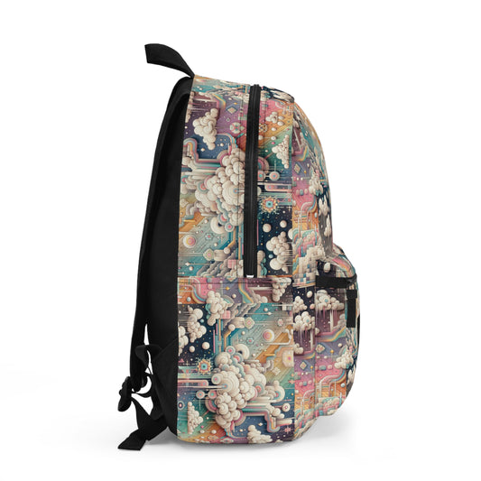Digital Dreamland Whimsical and Nostalgic Streetwear With a Digital Twist Backpack - 8404 Design-52