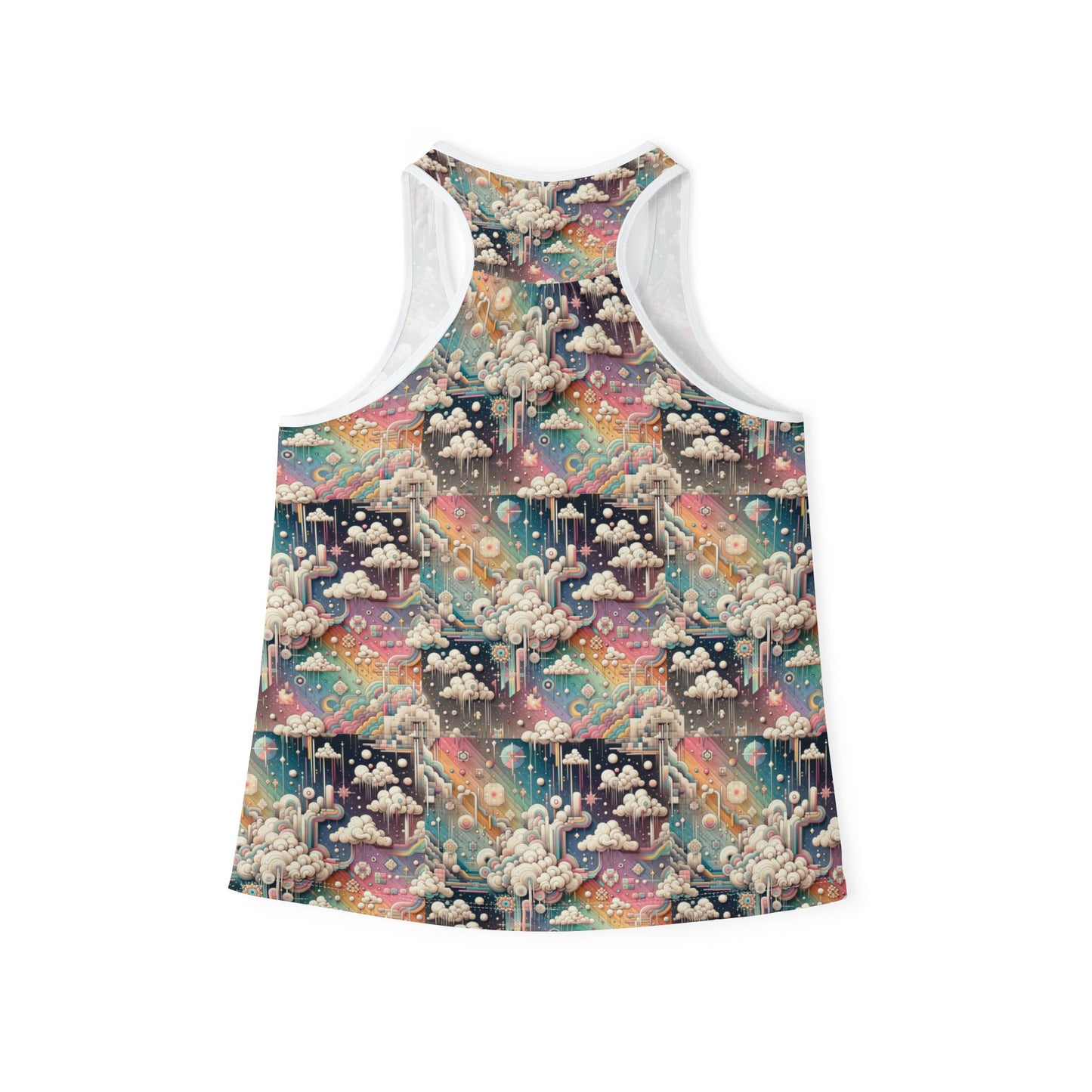Digital Dreamland Whimsical and Nostalgic Streetwear With a Digital Twist Women's Tank Top - 8404 Design-52