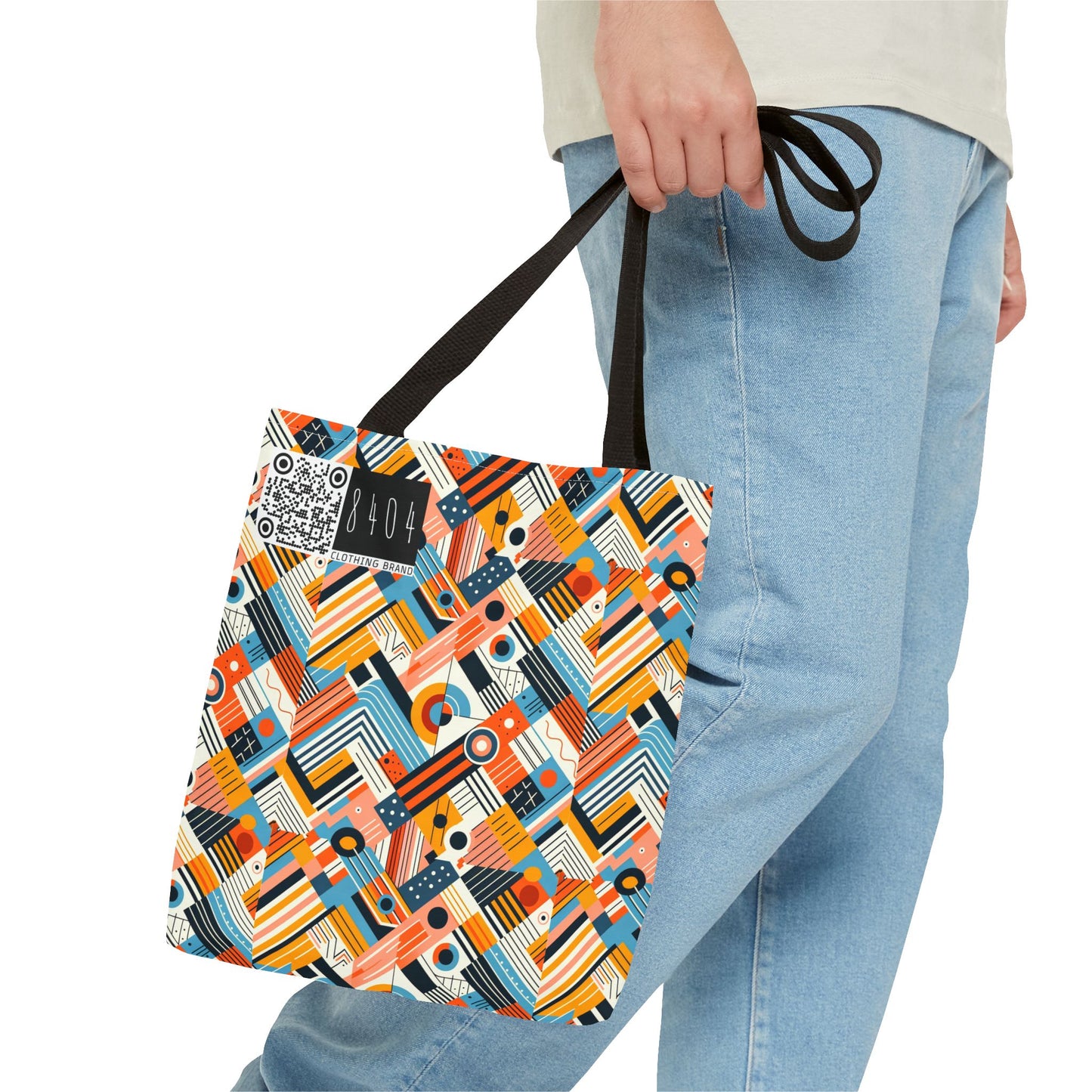Abstract Graphic Art Modern Artistic Expression Tote Bag - 8404 Design-54