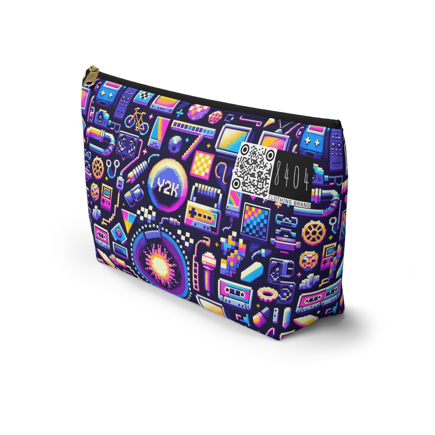 Digital Nostalgia Modern Retro Fusion Accessory Pouch W T-Bottom - 8404 Design-64