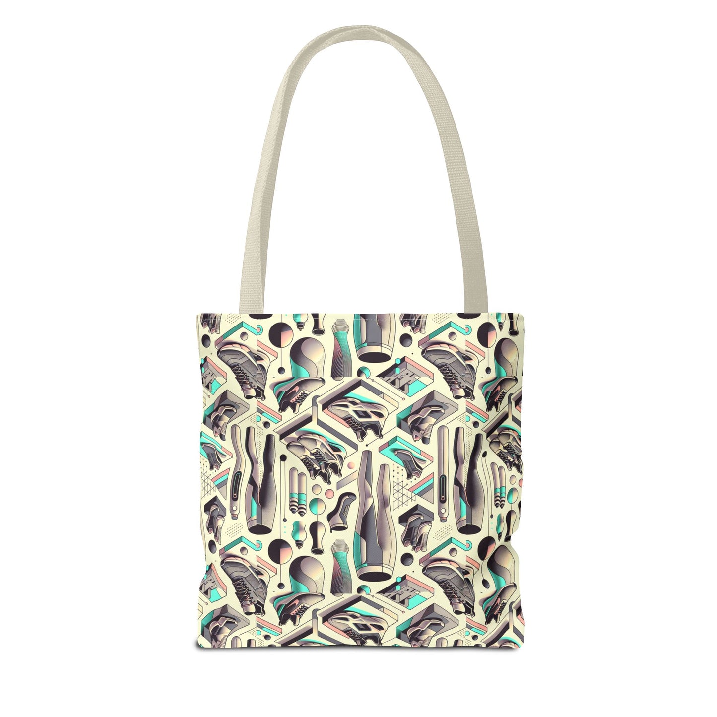 Tech-Infused Athleisure Futuristic Athletic Tech Tote Bag - 8404 Design-44