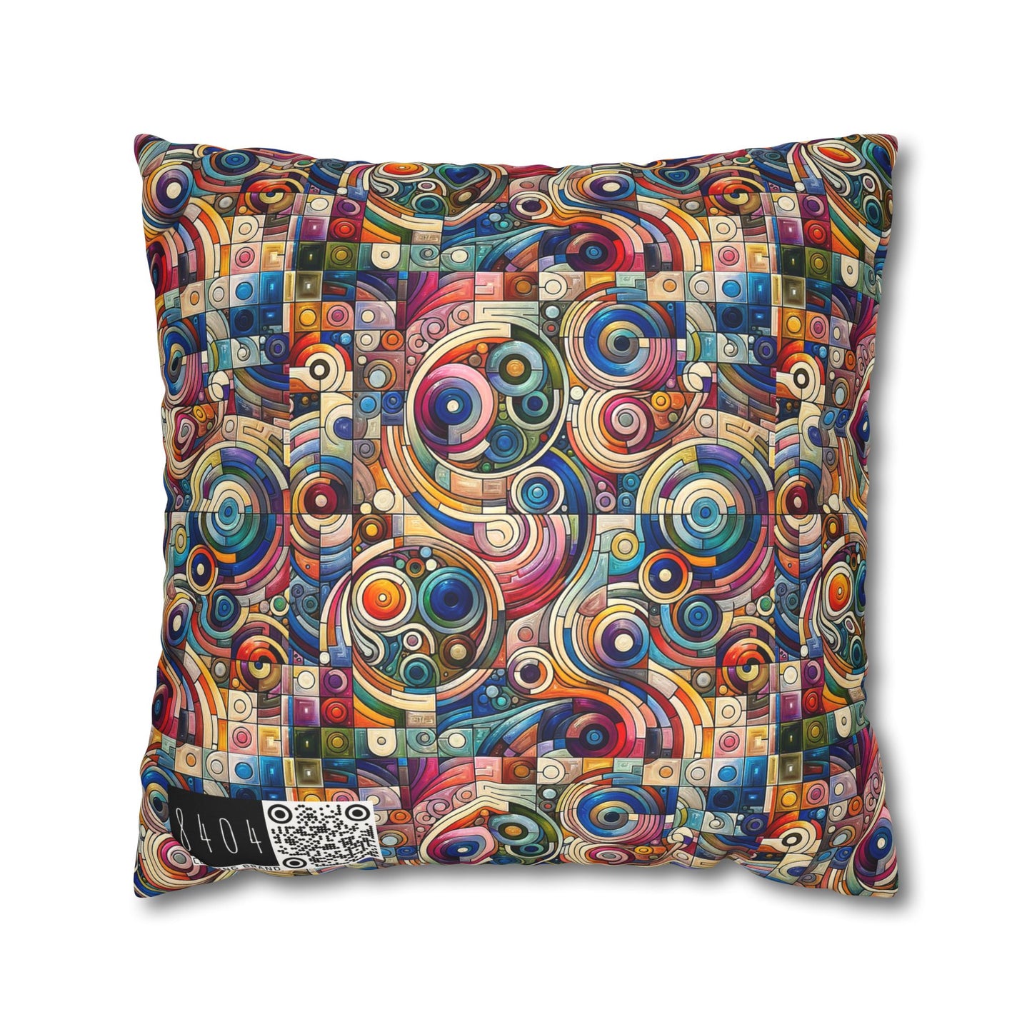 Digital Artistic Expression Artistic Streetwear Faux Suede Square Pillowcase - 8404 Design-49