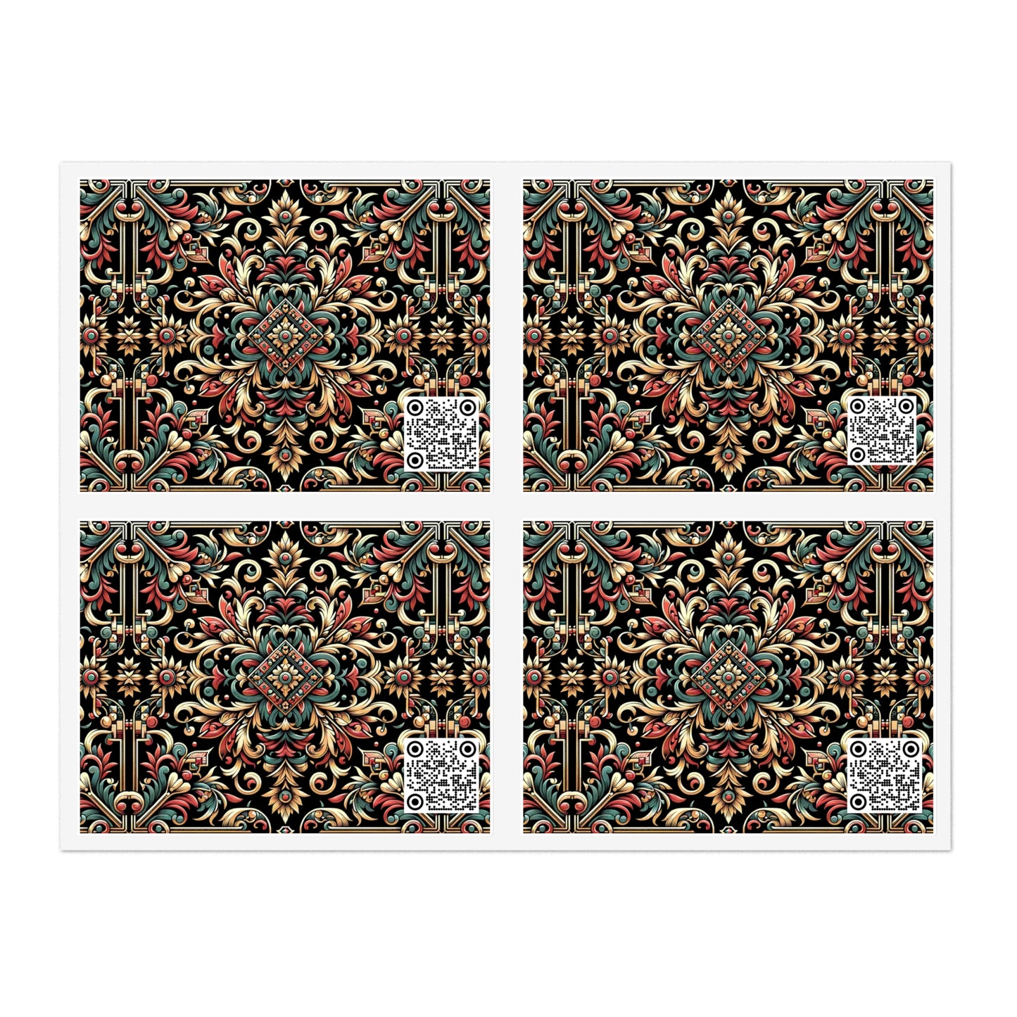 Streetwear Renaissance Artistic Clash of Old and New Sticker Sheets - 8404 Design-46