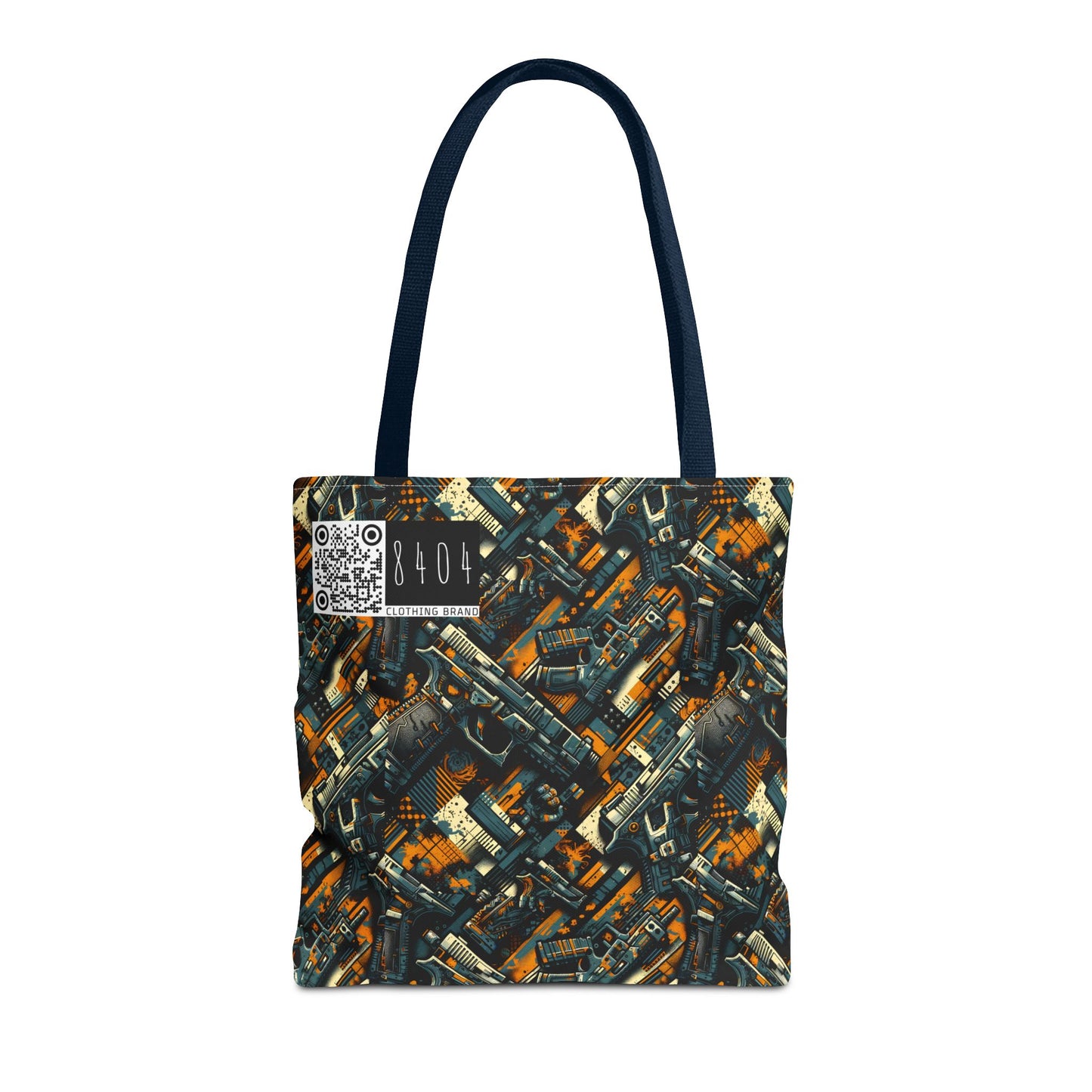 Digital Punk Futuristic Grunge Tote Bag - 8404 Design-47