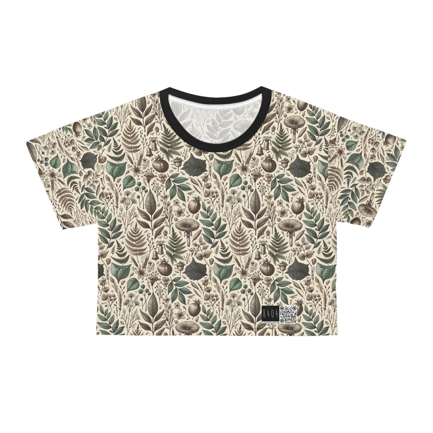 Sustainable Streetwear Modern Eco-Conscious Crop Tee - 8404 Design-57