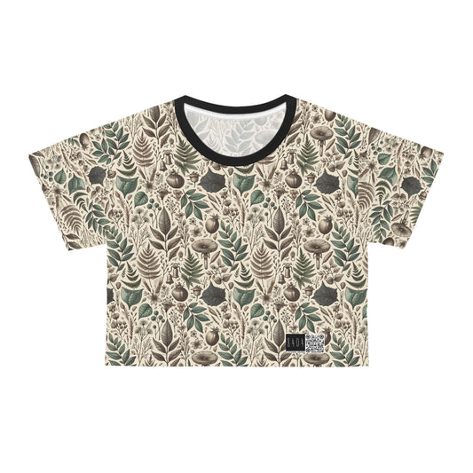 Sustainable Streetwear Modern Eco-Conscious Crop Tee - 8404 Design-57